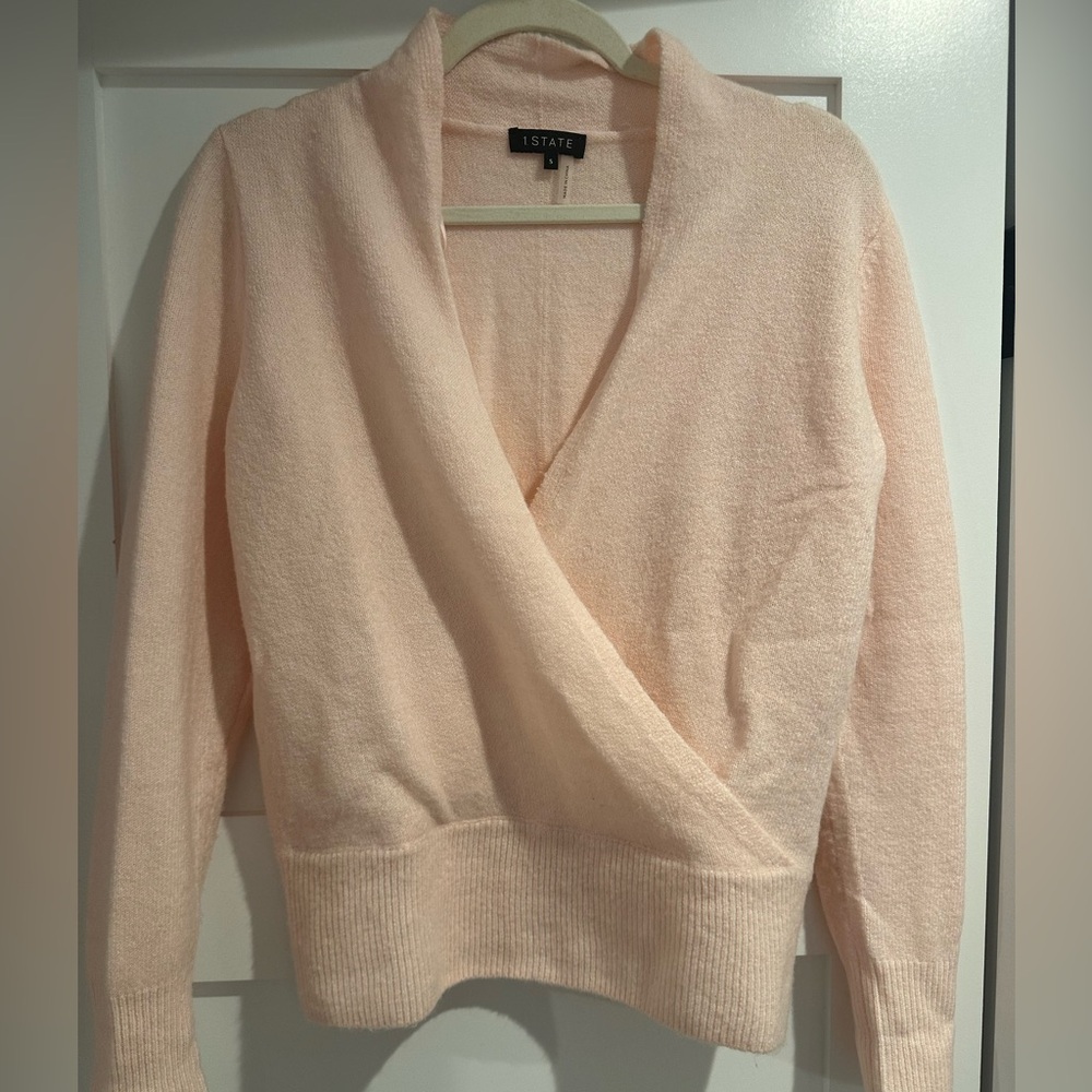 1. State Women's V-Neck Sweater in Cream